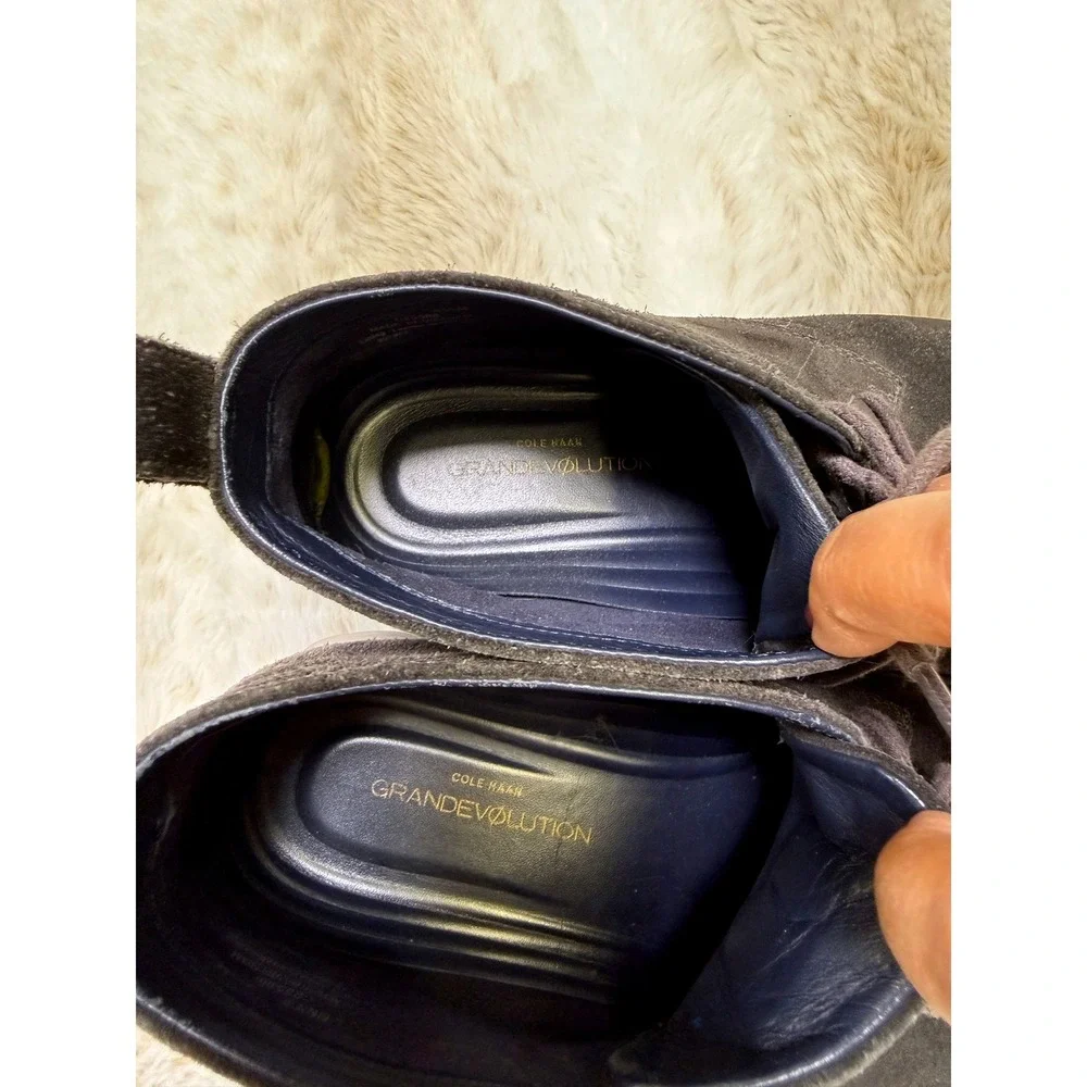 Cole‎ Haan GrandEvolution Chukka Boots Mens 8.5 Grey Suede C26401